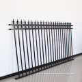 Spearhead Iron Fence Panels Tubular Steel Fence